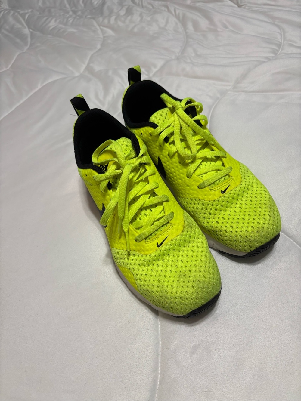 Nike Neon Yellow Athletic Mesh Sneakers